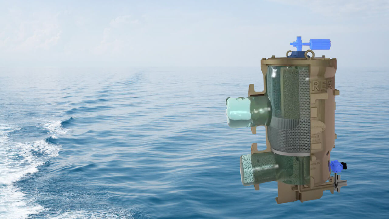 Cutaway drawing of PureBallast filter to illustrate upgrade possibilities
